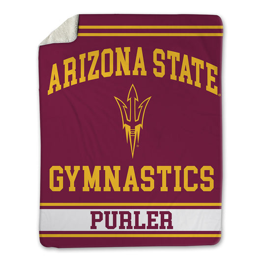 Arizona State - NCAA Women's Gymnastics : Lilia Purler - Blanket-0