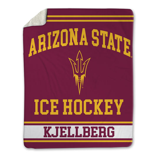 Arizona State - NCAA Men's Ice Hockey : Joel Kjellberg - Blanket-0