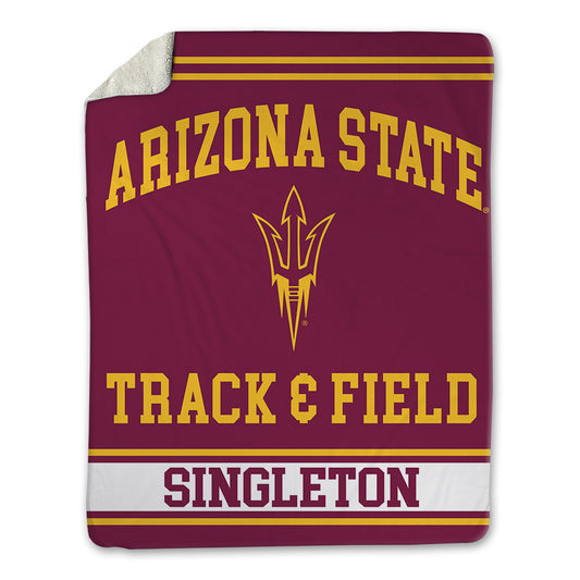 Arizona State - NCAA Men's Track & Field : Braylen Singleton - Blanket-0
