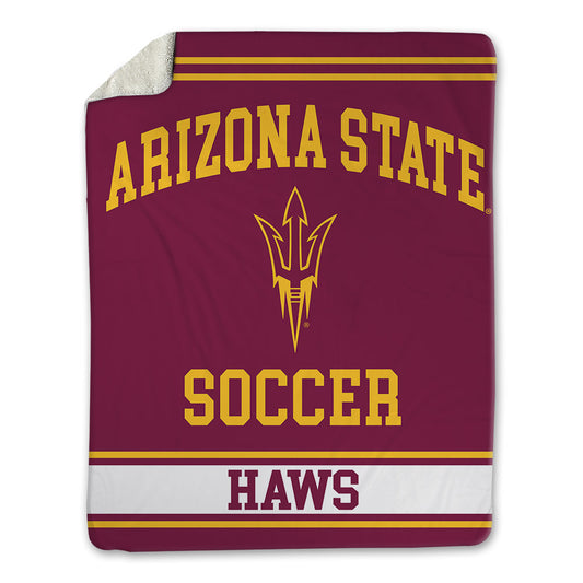 Arizona State - NCAA Women's Soccer : Addison Haws - Blanket-0