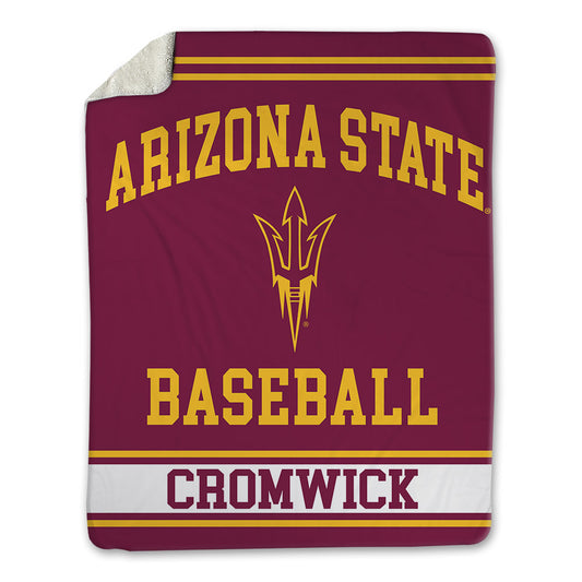 Arizona State - NCAA Baseball : Josiah Cromwick - Blanket-0