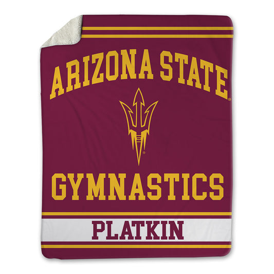 Arizona State - NCAA Women's Gymnastics : Tiara Platkin - Blanket-0