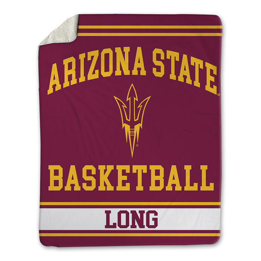 Arizona State - NCAA Men's Basketball : Brycen Long - Blanket-0