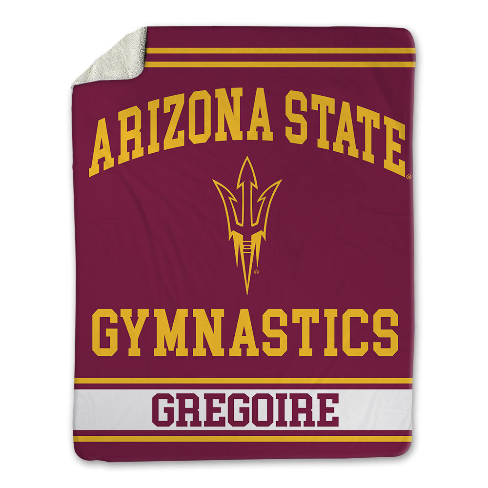 Arizona State - NCAA Women's Gymnastics : Halle Gregoire - Blanket-0