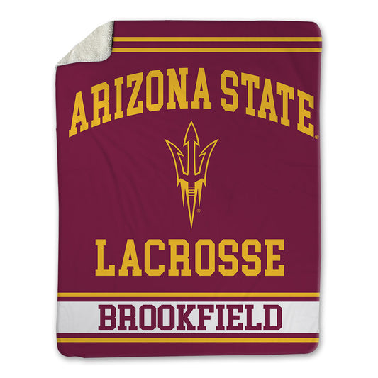 Arizona State - NCAA Women's Lacrosse : Berit Brookfield - Blanket-0