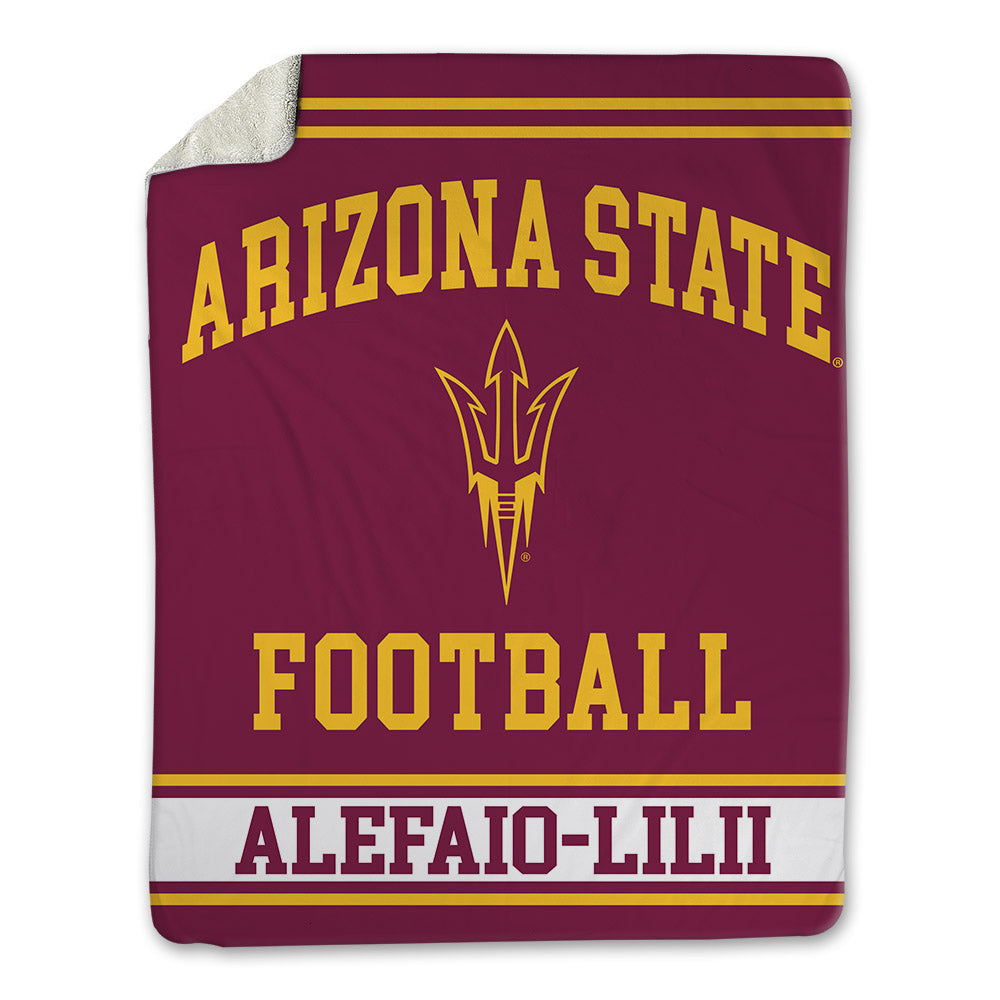 Arizona State - NCAA Football : Benjamin Alefaio-Lilii - Blanket-0