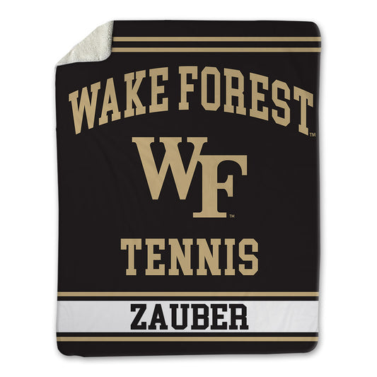 Wake Forest - NCAA Men's Tennis : Ariel Zauber - Blanket-0