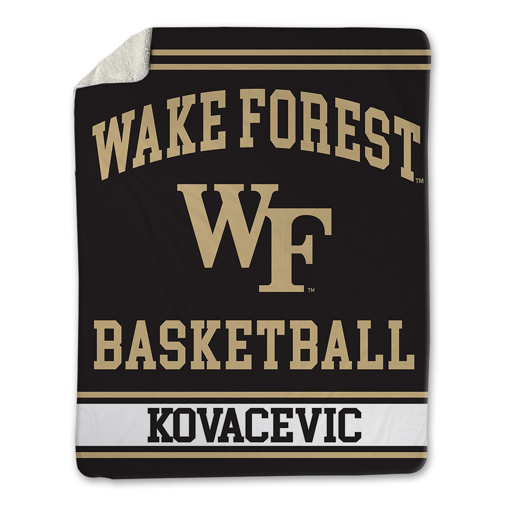 Wake Forest - NCAA Men's Basketball : Dimitrije Kovacevic - Blanket-0