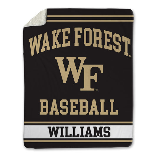 Wake Forest - NCAA Baseball : Javar Williams - Blanket-0