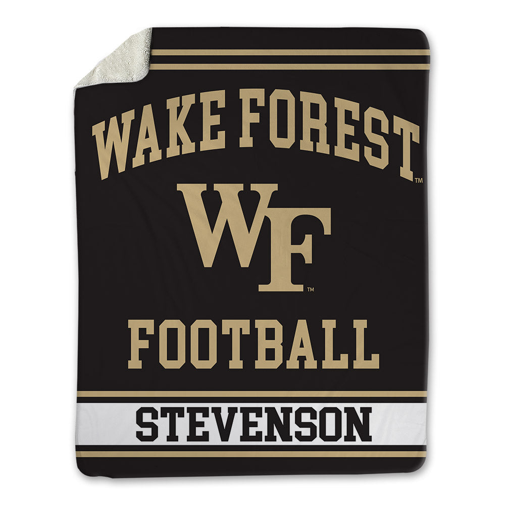 Wake Forest - NCAA Football : Zamari Stevenson - Blanket-0