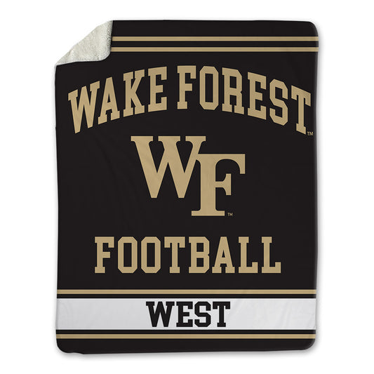 Wake Forest - NCAA Football : Travon West - Blanket-0