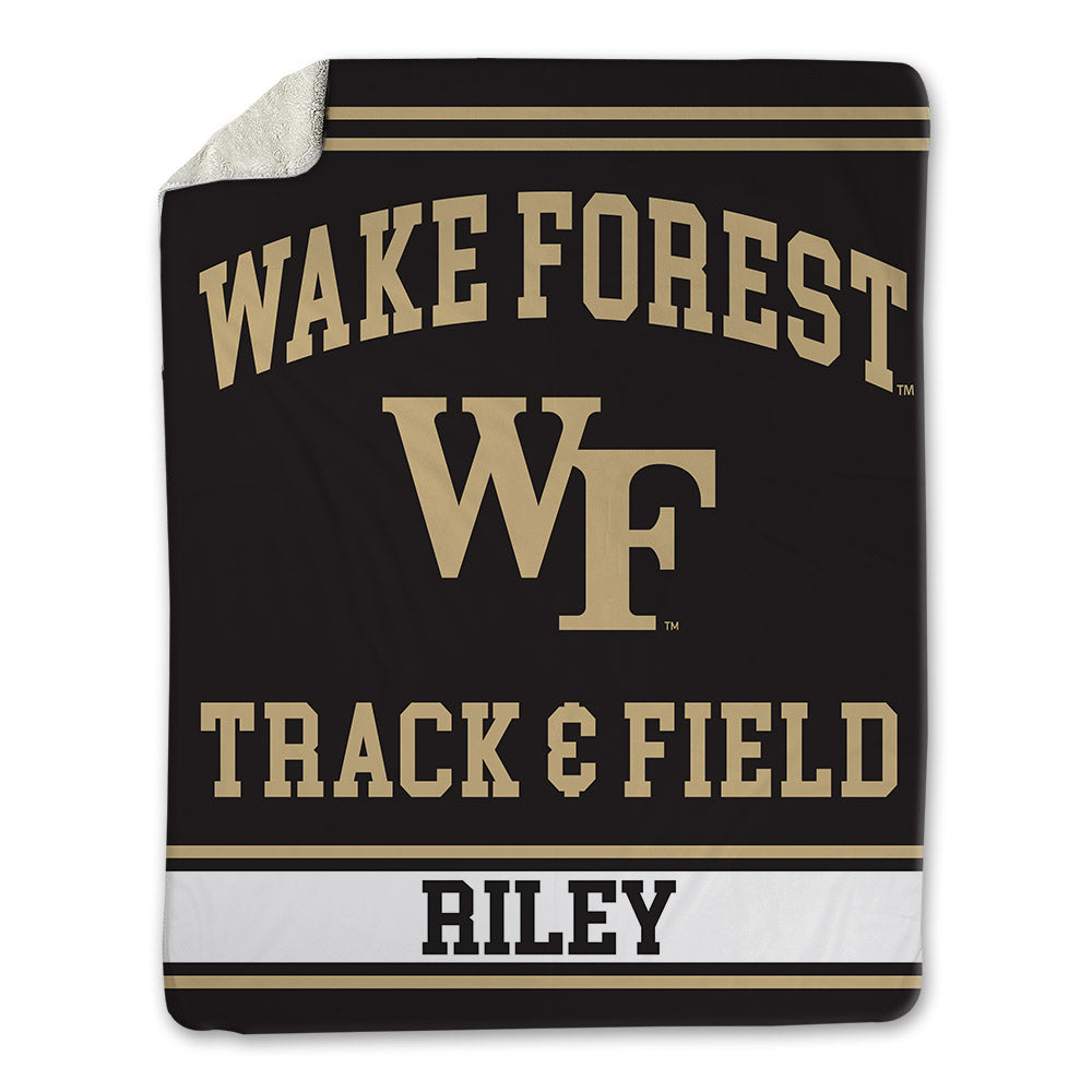 Wake Forest - NCAA Men's Track & Field : Andrew Riley - Blanket-0