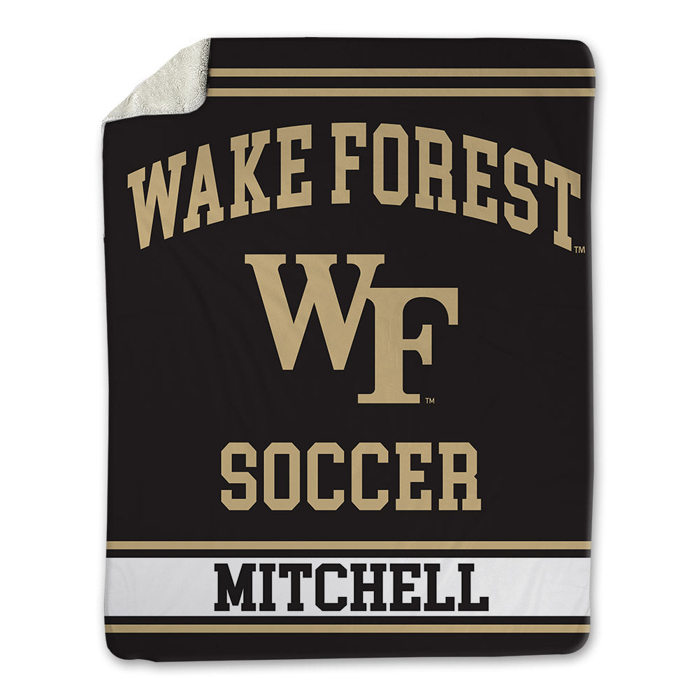 Wake Forest - NCAA Men's Soccer : Pariss Mitchell - Blanket-0