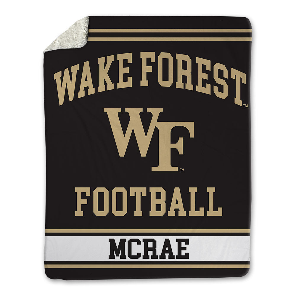 Wake Forest - NCAA Football : Devin McRae - Blanket-0