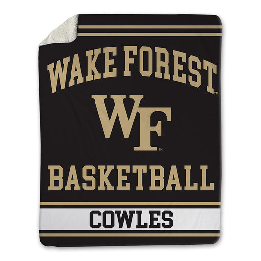 Wake Forest - NCAA Women's Basketball : Malaya Cowles - Blanket-0