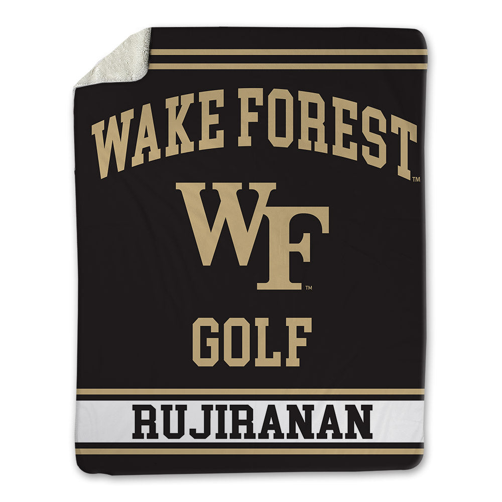 Wake Forest - NCAA Women's Golf : Chutimon Rujiranan - Blanket-0