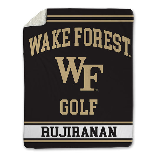 Wake Forest - NCAA Women's Golf : Chutimon Rujiranan - Blanket-0