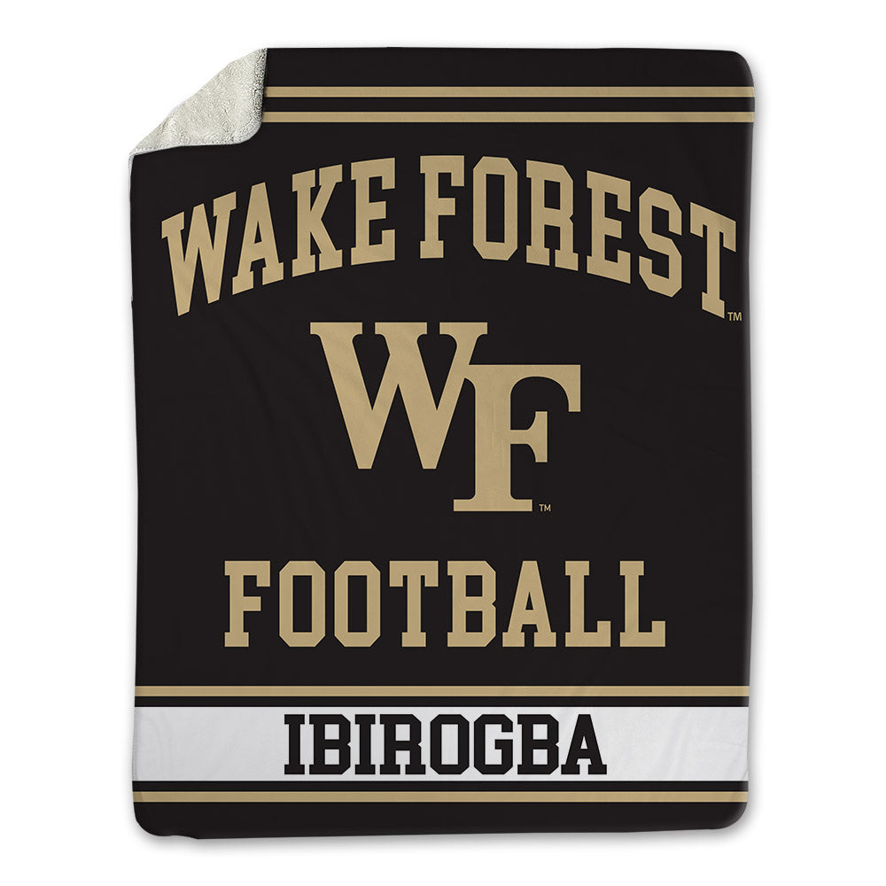 Wake Forest - NCAA Football : Mateen Ibirogba - Blanket-0