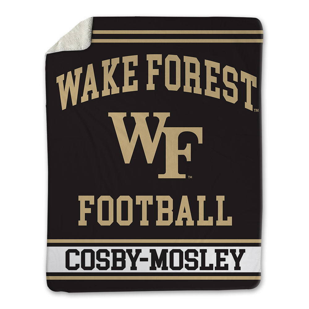 Wake Forest - NCAA Football : Jacob Cosby-Mosley - Blanket-0