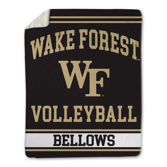 Wake Forest - NCAA Women's Volleyball : Becca Bellows - Blanket-0