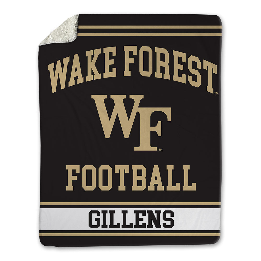 Wake Forest - NCAA Football : Fredrick Gillens - Blanket-0