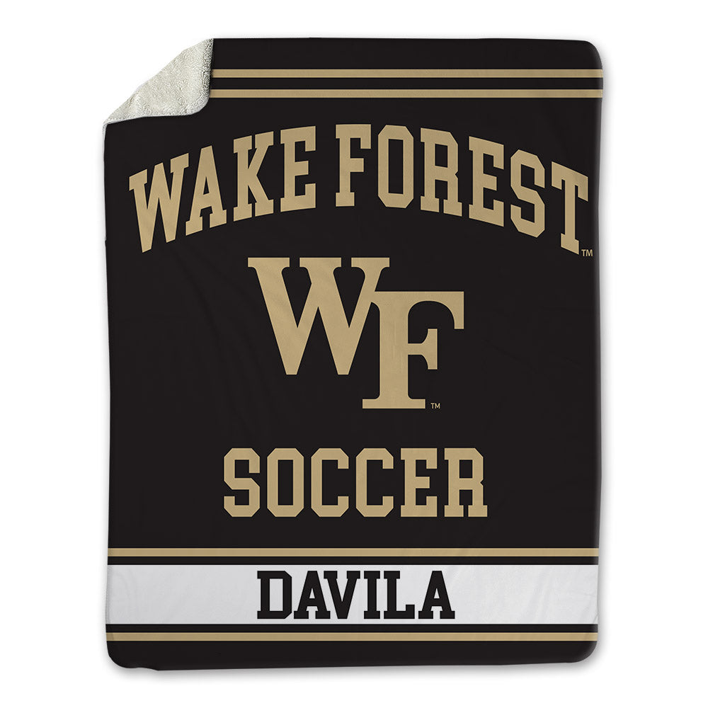Wake Forest - NCAA Men's Soccer : Jojo Davila - Blanket-0