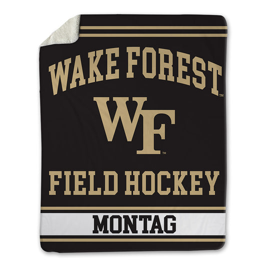 Wake Forest - NCAA Women's Field Hockey : Mia Montag - Blanket-0