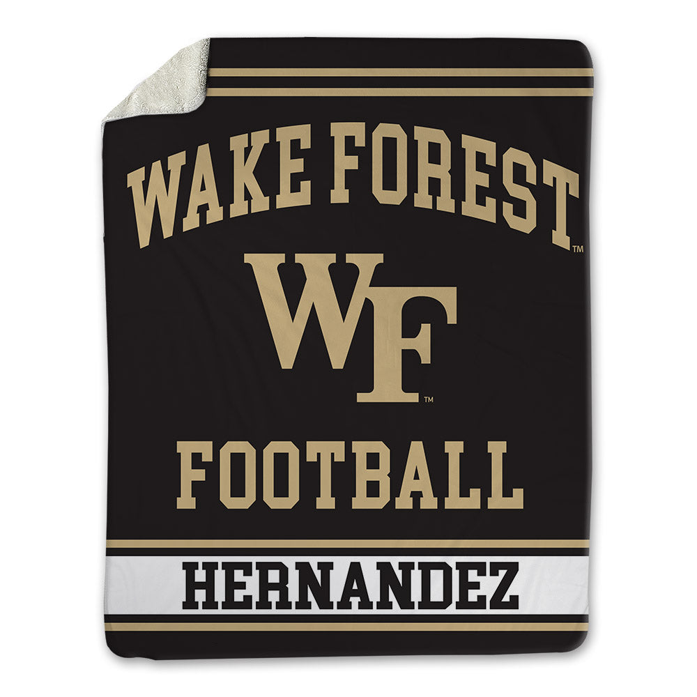 Wake Forest - NCAA Football : Carlos Hernandez - Blanket-0