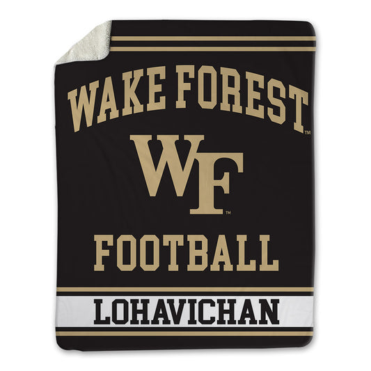 Wake Forest - NCAA Football : Zach Lohavichan - Blanket-0