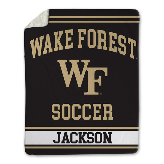 Wake Forest - NCAA Men's Soccer : Will Jackson - Blanket-0