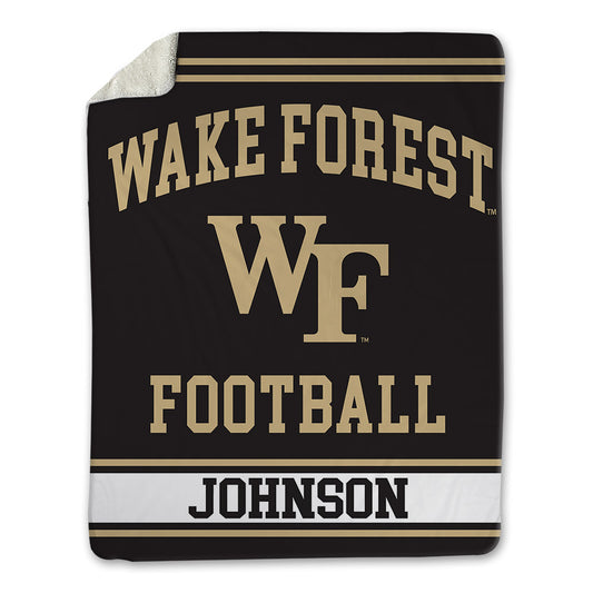 Wake Forest - NCAA Football : Braylon Johnson - Blanket-0
