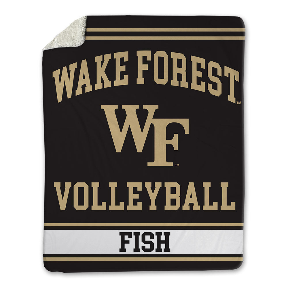 Wake Forest - NCAA Women's Volleyball : Olivia Fish - Blanket-0