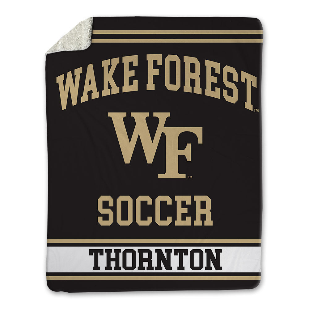 Wake Forest - NCAA Women's Soccer : Lizzie Thornton - Blanket-0
