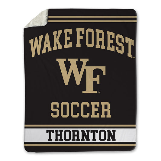 Wake Forest - NCAA Women's Soccer : Lizzie Thornton - Blanket-0