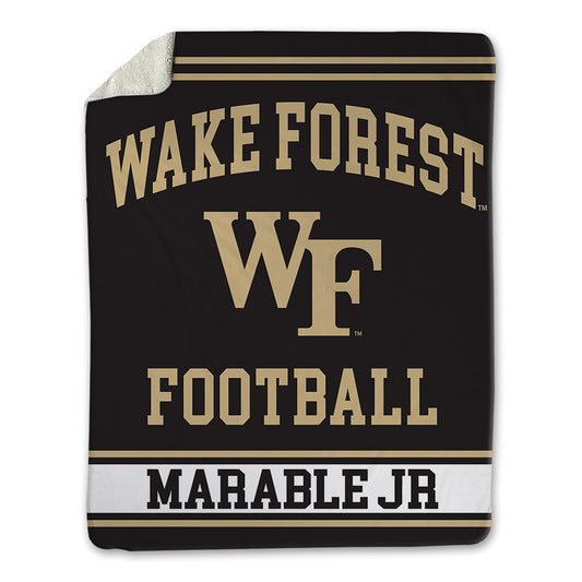 Wake Forest - NCAA Football : Chris Marable Jr - Blanket-0