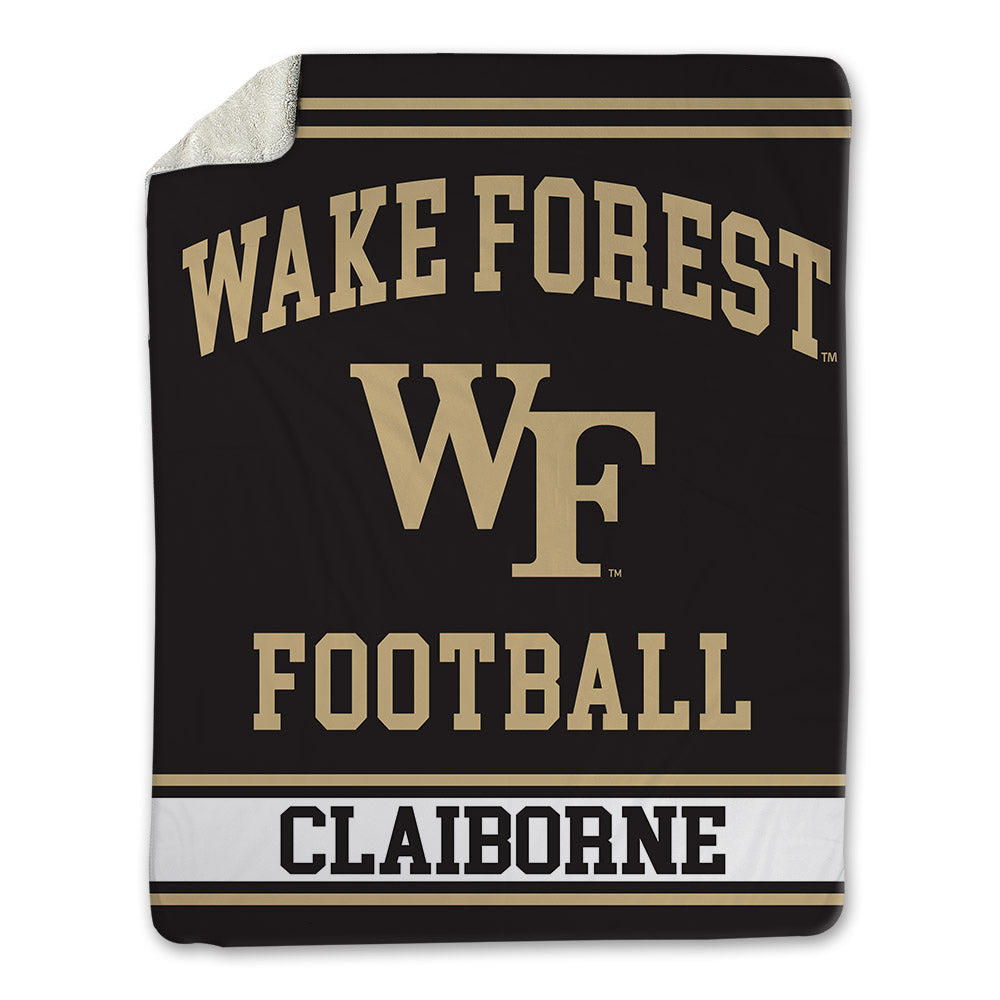 Wake Forest - NCAA Football : Demond Claiborne - Blanket-0