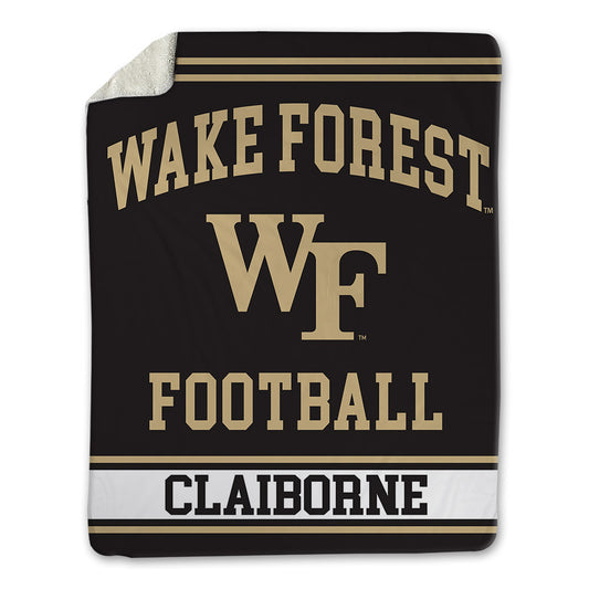 Wake Forest - NCAA Football : Demond Claiborne - Blanket-0