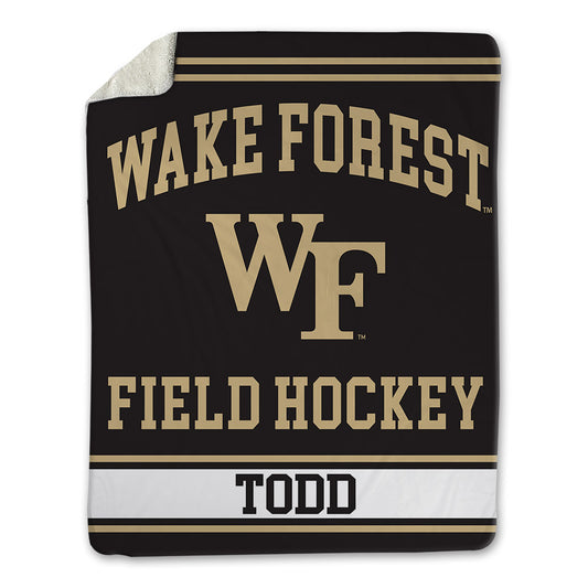 Wake Forest - NCAA Women's Field Hockey : Ellie Todd - Blanket-0