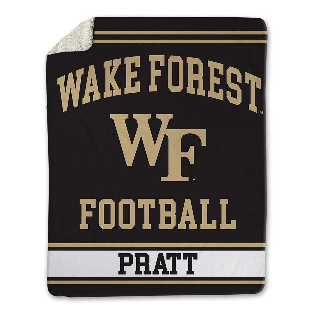 Wake Forest - NCAA Football : Josiah Pratt - Blanket-0