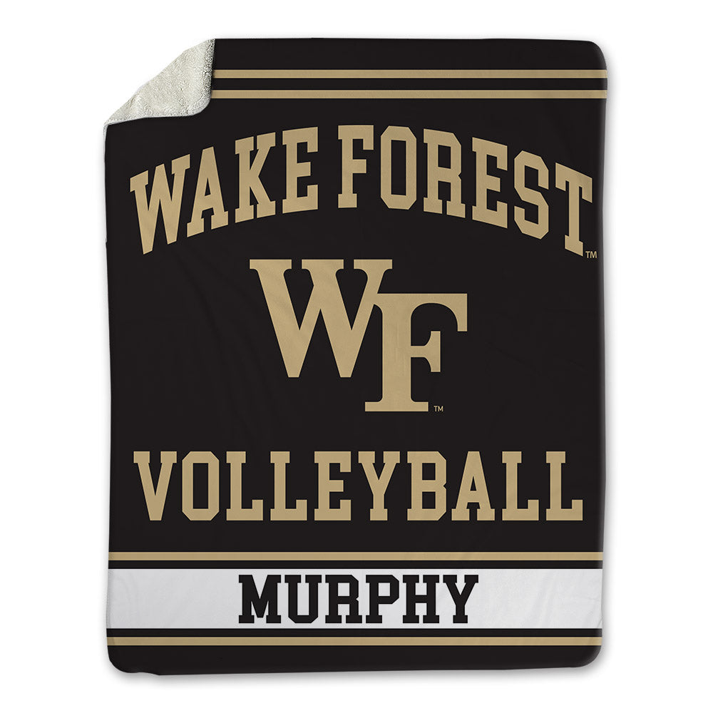 Wake Forest - NCAA Women's Volleyball : Olivia Murphy - Blanket-0
