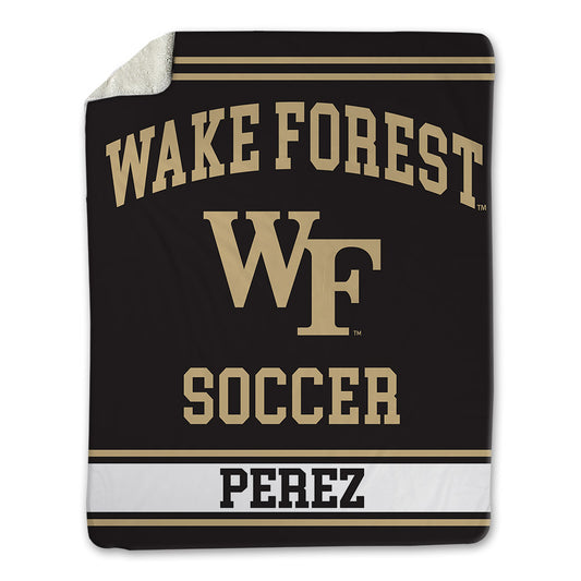 Wake Forest - NCAA Men's Soccer : Jose Perez - Blanket-0