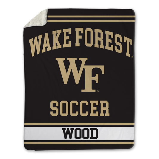 Wake Forest - NCAA Women's Soccer : Alex Wood - Blanket-0