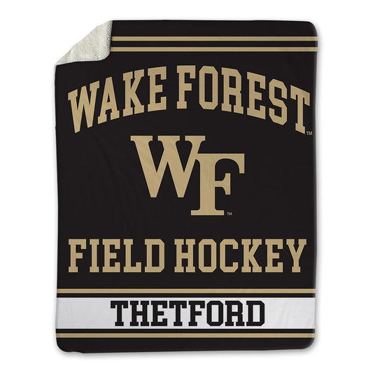 Wake Forest - NCAA Women's Field Hockey : Rachel Thetford - Blanket-0