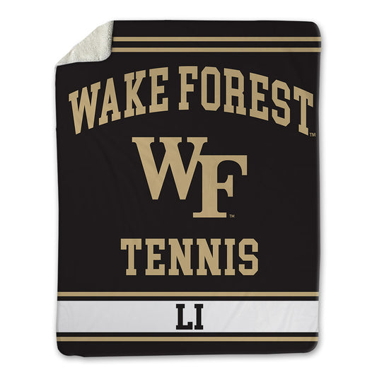 Wake Forest - NCAA Women's Tennis : Jingyi Li - Blanket-0