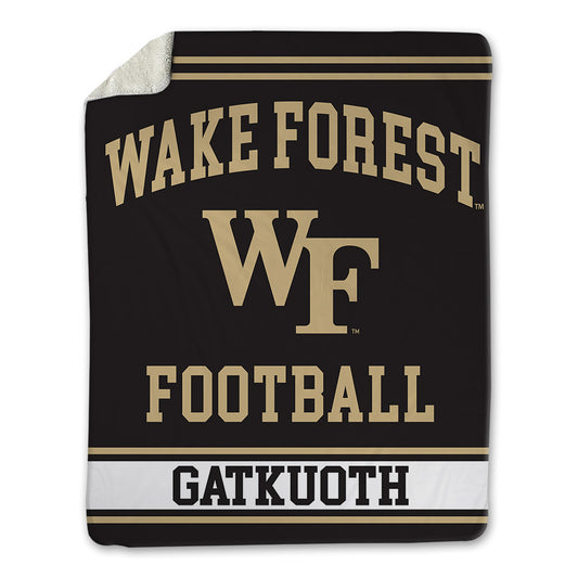 Wake Forest - NCAA Football : Nuer Gatkuoth - Blanket-0