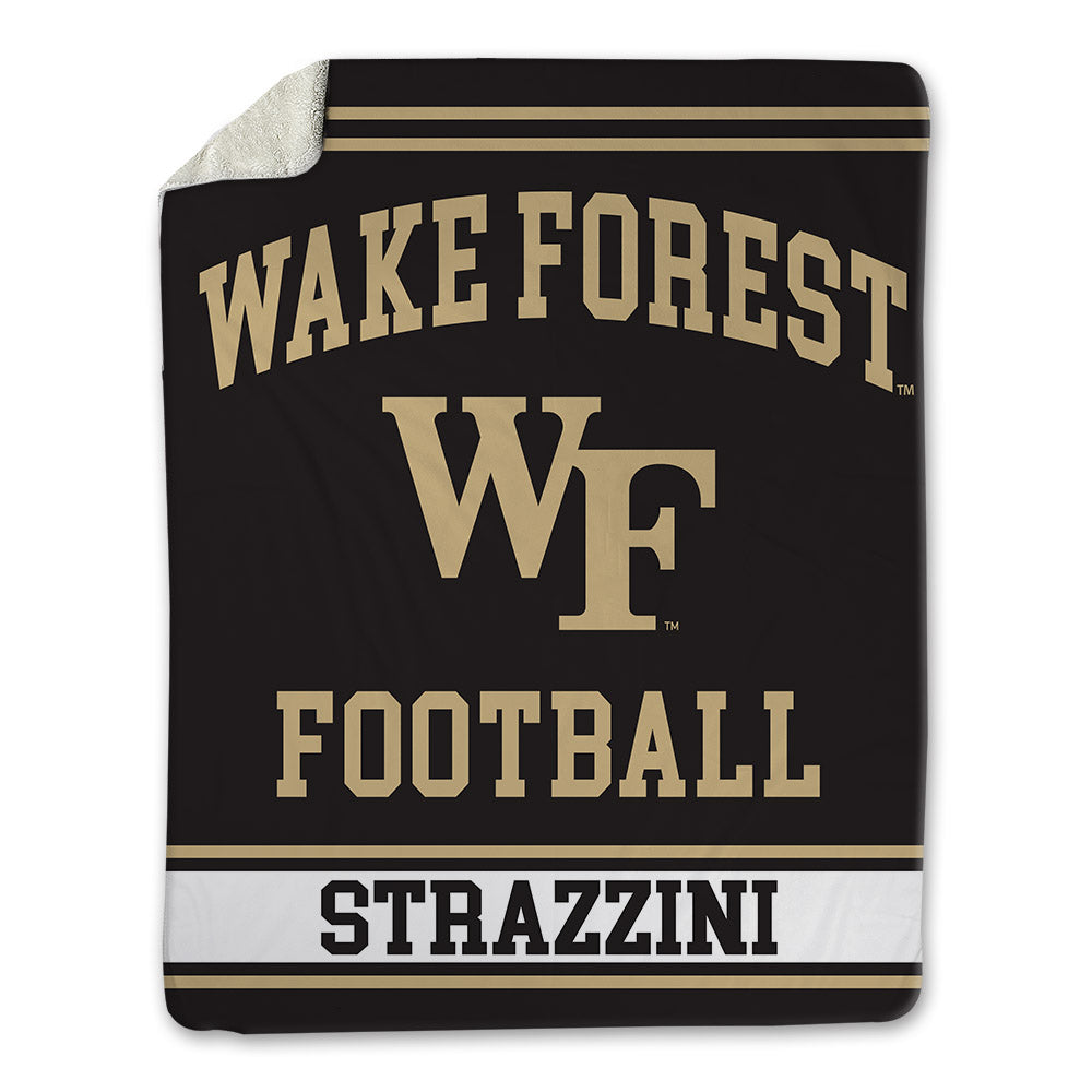 Wake Forest - NCAA Football : Luca Strazzini - Blanket-0
