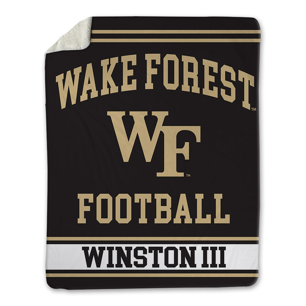 Wake Forest - NCAA Football : Braxton Winston III - Blanket-0
