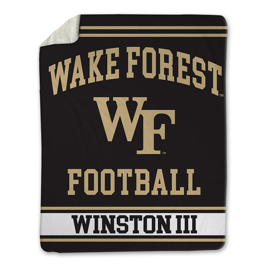 Wake Forest - NCAA Football : Braxton Winston III - Blanket-0