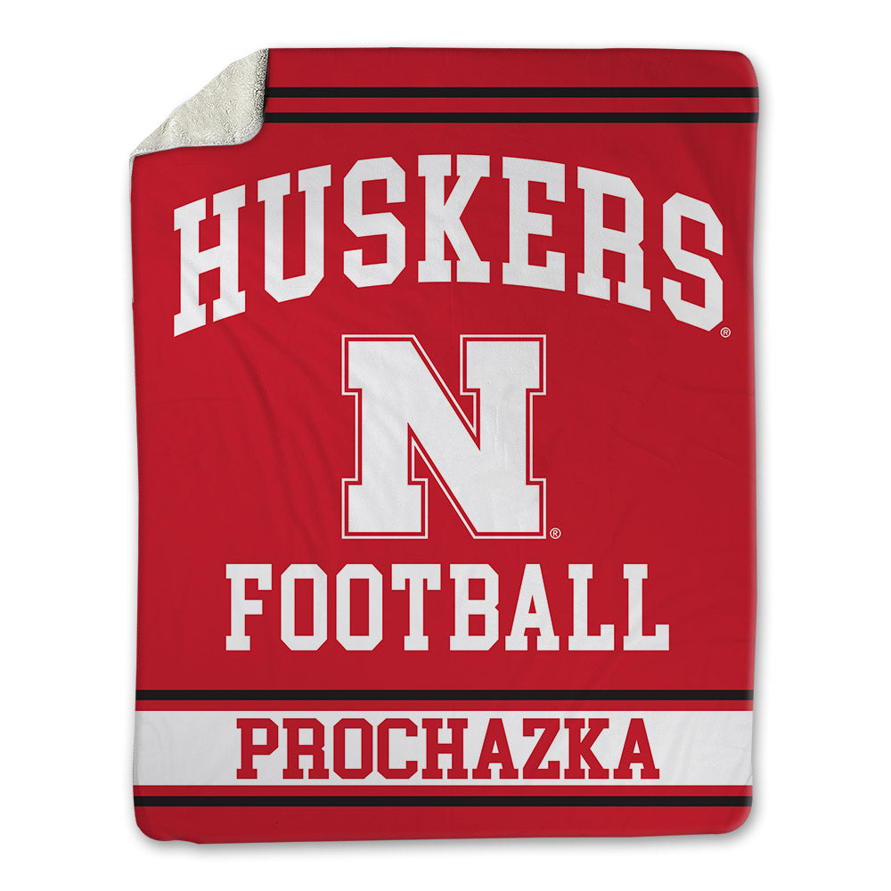 Nebraska - NCAA Football : Teddy Prochazka - Blanket-0