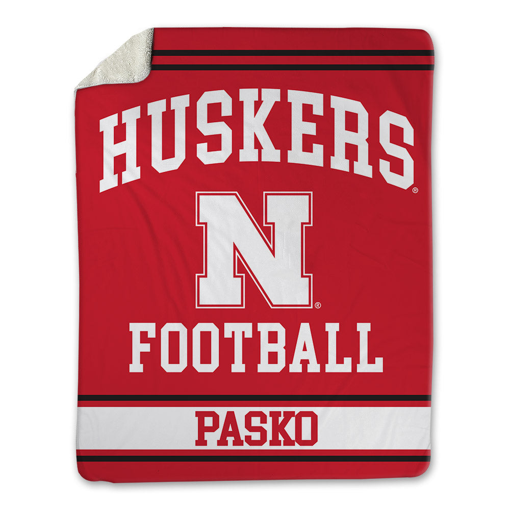 Nebraska - NCAA Football : Daniel Pasko - Blanket-0